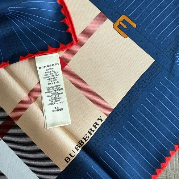 Display #4 Burberry Silk Scarf